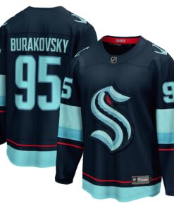 Andre Burakovsky Seattle Kraken Fanatics Home Breakaway Player Jersey  Deep Sea Blue