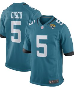 Andre Cisco Jacksonville Jaguars  Game Player Jersey  Teal