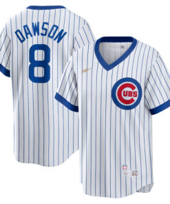 Andre Dawson Chicago CubsHome Cooperstown Collection Player Jersey  White