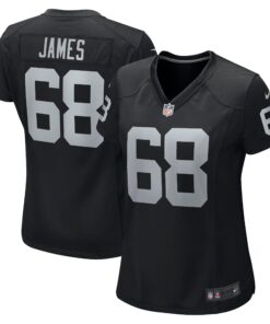 Andre James Las Vegas Raiders  Women_s Game Jersey  Black