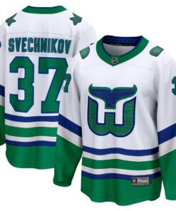 Andrei Svechnikov Carolina Hurricanes Fanatics Whalers Premier Breakaway Jersey  White