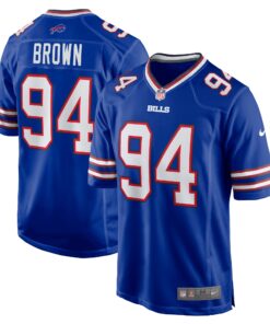 Andrew Brown Buffalo Bills   Game Jersey   Royal