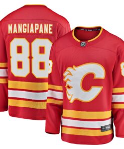 Andrew Mangiapane Calgary Flames Fanatics Home Breakaway Player Jersey  Red