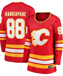 Andrew Mangiapane Calgary Flames Fanatics Women_s Home Team Breakaway Player Jersey  Red