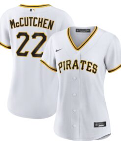 Andrew McCutchen Pittsburgh PiratesWomen_s Home Replica Player Jersey  White