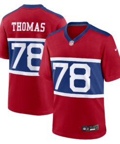 Andrew Thomas New York Giants  Alternate Player Game Jersey  Century Red