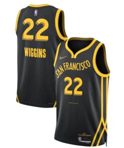 Andrew Wiggins Golden State Warriors Unisex 202324 Swingman Jersey - Black - City Edition