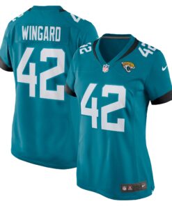 Andrew Wingard Jacksonville Jaguars  Women_s Game Jersey  Teal