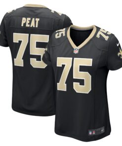 Andrus Peat New Orleans Saints  Women_s Game Jersey  Black