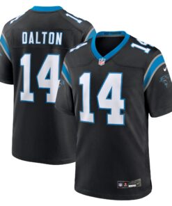 Andy Dalton Carolina Panthers  Team Game Jersey  Black