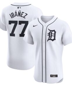Andy Ibanez Detroit TigersHome Elite Player Jersey  White
