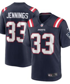 Anfernee Jennings New England Patriots  Team Game Jersey   Navy