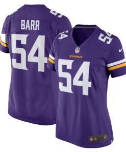 Anthony Barr Minnesota Vikings  Women_s Team Game Jersey   Purple