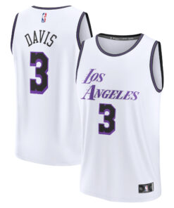 Anthony Davis Los Angeles Lakers Fanatics Fastbreak Jersey - City Edition - White