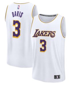 Anthony Davis Los Angeles Lakers Fanatics Youth Fast Break Replica Player Jersey - Association Edition - White