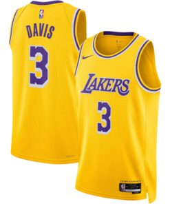 Anthony Davis Los Angeles Lakers Unisex Swingman Jersey - Icon Edition - Gold