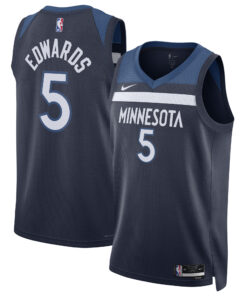 Anthony Edwards Minnesota Timberwolves Unisex Swingman Jersey - Icon Edition - Navy