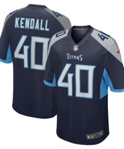 Anthony Kendall Tennessee Titans  Team Game Jersey   Navy