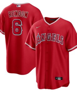 Anthony Rendon Los Angeles AngelsAlternate Replica Player Name Jersey  Red