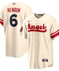 Anthony Rendon Los Angeles AngelsCity Connect Replica Player Jersey  Cream