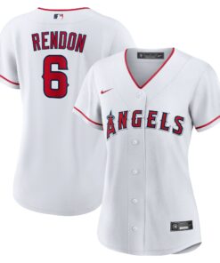 Anthony Rendon Los Angeles AngelsWomen_s Home Replica Player Jersey  White