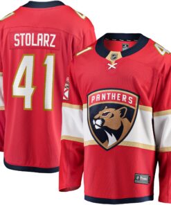 Anthony Stolarz Florida Panthers Fanatics Home Breakaway Jersey  Red