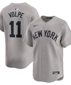 Anthony Volpe New York YankeesAway Limited Player Jersey  Gray