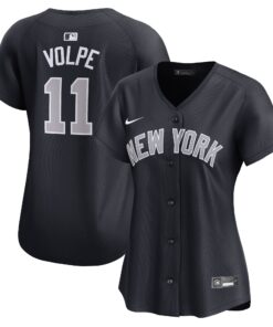 Anthony Volpe New York YankeesWomen_s Alternate Limited Player Jerseynbspâ€“ Navy