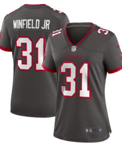 Antoine Winfield Jr. Tampa Bay Buccaneers  Women_s Game Jersey  Pewter