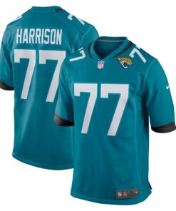 Anton Harrison Jacksonville Jaguars  2023 NFL Draft First Round Pick Game Jersey  Teal