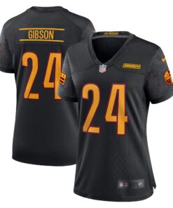 Antonio Gibson Washington Commanders  Women_s Alternate Game Player Jersey  Black