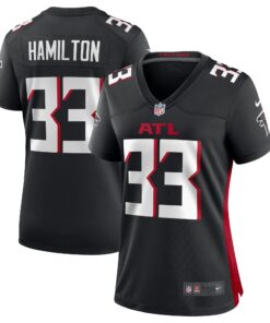 Antonio Hamilton Atlanta Falcons  Women_s Game Jersey   Black