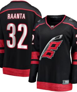 Antti Raanta Carolina Hurricanes Fanatics Women_s Home Breakaway Player Jersey  Black