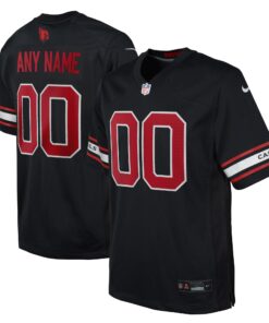 Arizona Cardinals  Youth Alternate Custom Game Jersey  Black