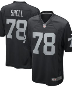 Art Shell Las Vegas Raiders  Game Retired Player Jersey  Black