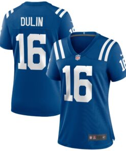 Ashton Dulin Indianapolis Colts  Women_s Game Jersey  Royal