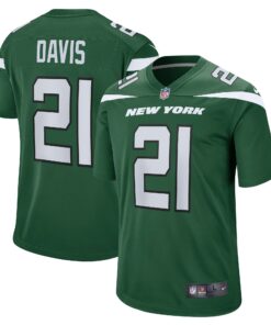 Ashtyn Davis New York Jets  Game Player Jersey  Gotham Green