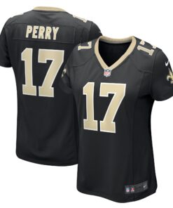 A.T. Perry New Orleans Saints  Women_s Team Game Jersey   Black
