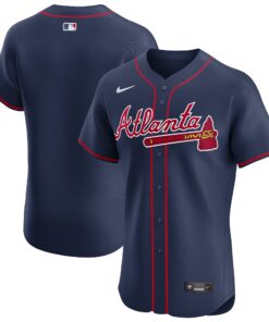 Atlanta BravesAlternate Elite Jersey  Navy