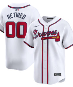 Atlanta BravesHome Limited PickAPlayer Retired Roster Jersey  White