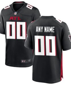 Atlanta Falcons  Custom Game Jersey  Black