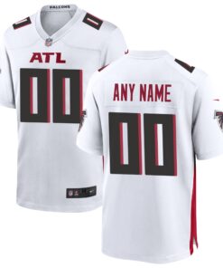 Atlanta Falcons  Custom Game Jersey  White