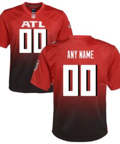 Atlanta Falcons  Youth Alternate Custom Game Jersey  Red