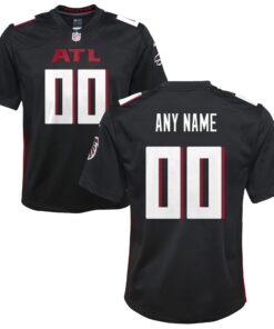 Atlanta Falcons  Youth Custom Game Jersey  Black