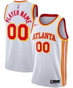 Atlanta Hawks 202021 Swingman Custom Jersey - Association Edition - White