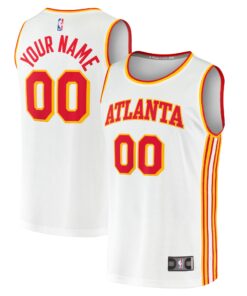 Atlanta Hawks Fanatics Fast Break Custom Replica Jersey - Association Edition - White