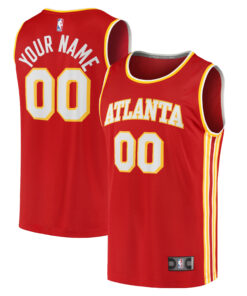 Atlanta Hawks Fanatics Fast Break Replica Custom Jersey - Icon Edition - Red
