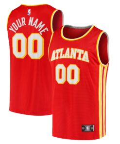  Atlanta Hawks Fanatics Youth Fast Break Custom Jersey - Red - Icon Edition