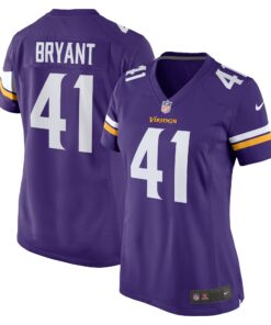Austin Bryant Minnesota Vikings  Women_s  Game Jersey   Purple