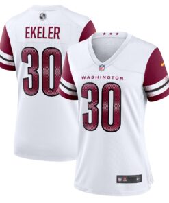 Austin Ekeler Washington Commanders  Women_s Game Jersey   White
